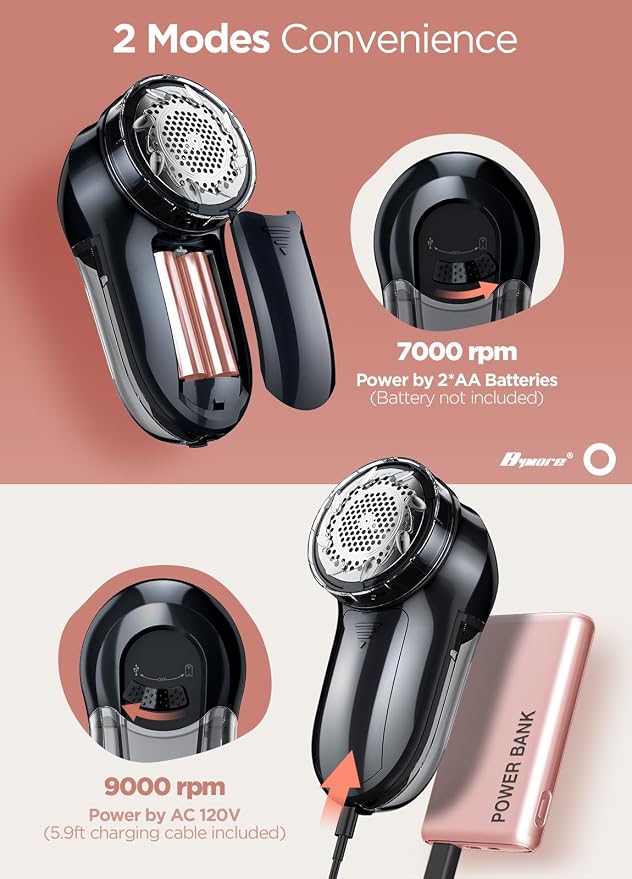 Bymore Fabric Shaver, Lint Shaver, Sweater Shaver - Image 5
