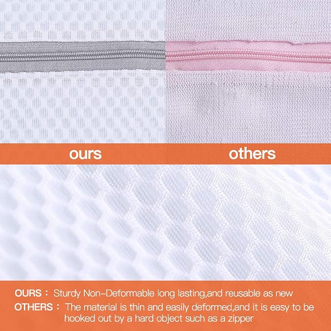 Mesh Laundry Bags for Delicates, Garment Bag for Washing Machine - Image 5