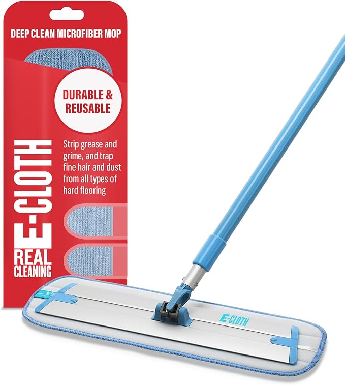 E-Cloth Deep Clean Mop for Home Cleaning, No Refills or Spray Needed | Reusable by E-Cloth