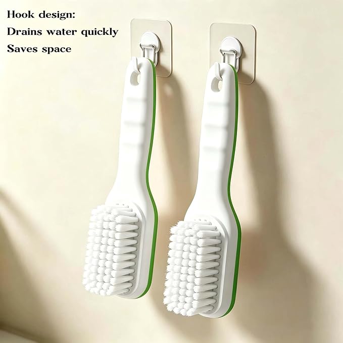 2pc Multi-Purpose Household Cleaning Brush Set, Ergonomic Comfort Grip - Image 7