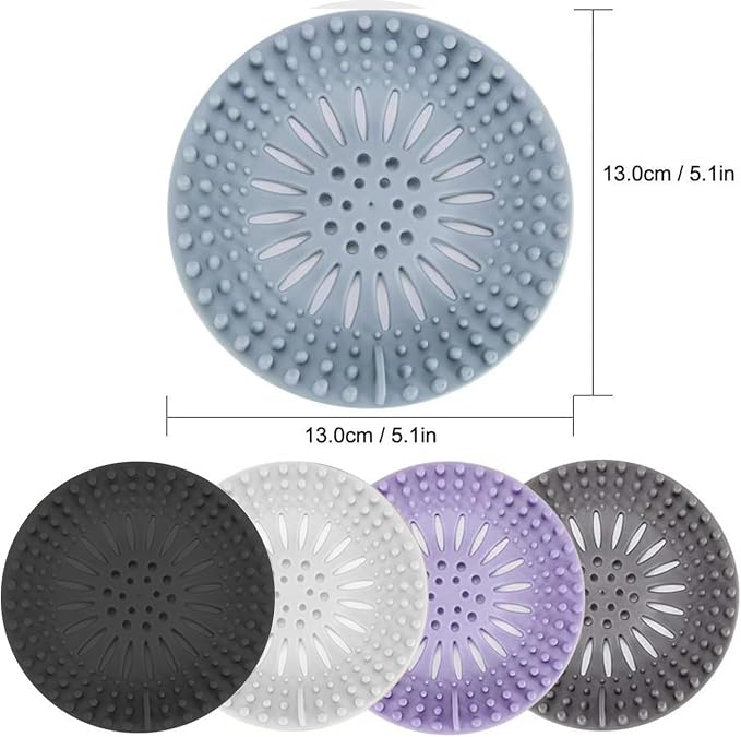 Gotega 5 Pack Bathroom Sink Drain Strainers, Hair Catcher - Image 5