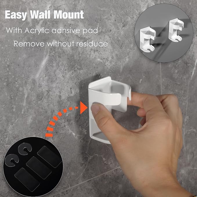 2 Pack Metal Electric Toothbrush Holder - Image 3