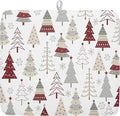 Christmas Tree Dish Drying Mat for Kitchen Counter Christmas Pine Tree Dish by Kawani