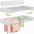 Vikaqi Wall Mounted Clothes Drying Rack 40 inches, Foldable Wall Mount Laundry by DiscovertheEleganceofAir-drying