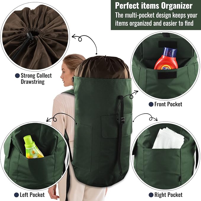 Laundry Backpack Bag 125L Extra Large, Heavy Duty - Image 4