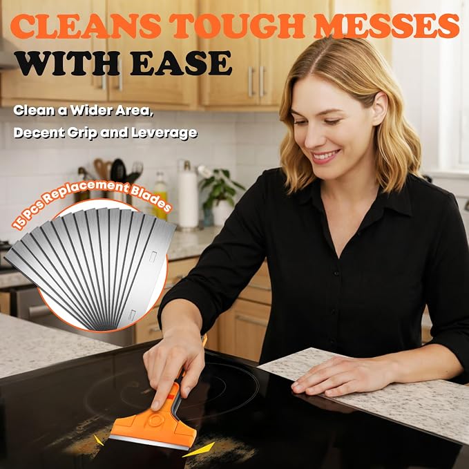 JETMORE Razor Blade Scraper, Window Scraper - Image 2