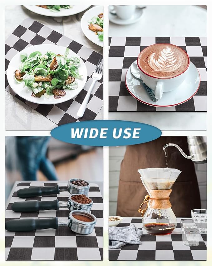 AMOAMI Dish Drying Mat for Kitchen Counter-Coffee Mat Bar Accessories, Hide - Image 6