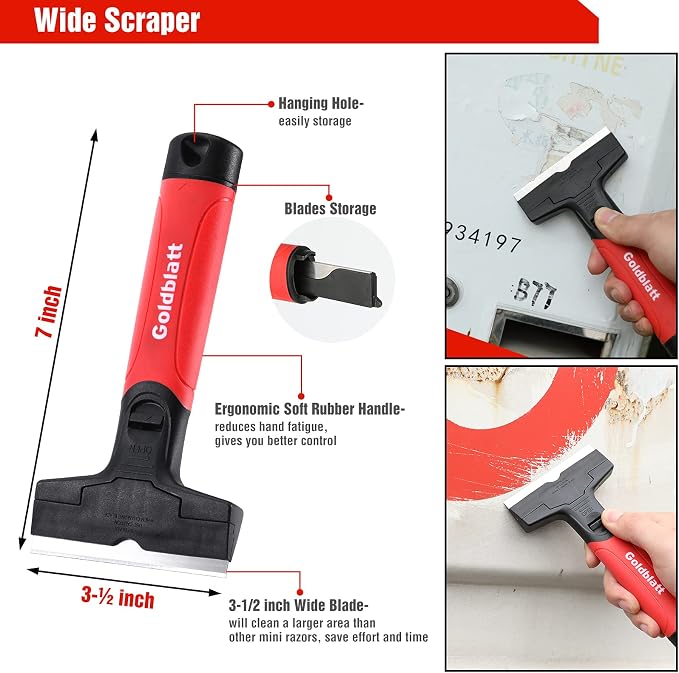Goldblatt 2 Piece Razor Scraper Tool - Image 3