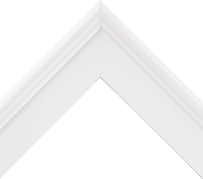 Creative Mark Plein Air Wooden Picture Frame - 10X10 White - Professional Single Frame for Art Panels, Stretched Canvas, Pictures and More, glass and backing not included
