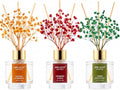 Reed Diffuser Set of 3, Coconut Pineapple Lemon Eucalyptus Cranberry Apple Oil by Airkeep