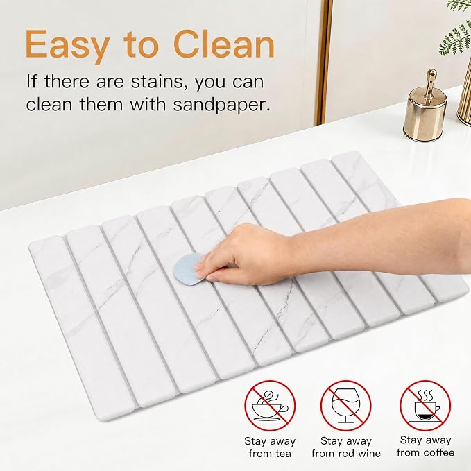 Stone Dish Drying Mat for Kitchen - Image 3