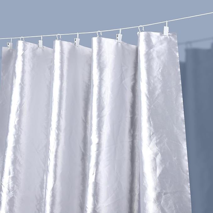 Teenitor 100 Pack White Curtain Clips Curtain Hooks, Stainless Steel Small Clips - Image 5