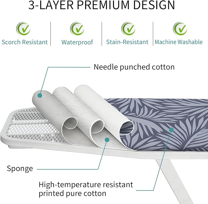 Leaves Ironing Board Cover and Pad - Image 3