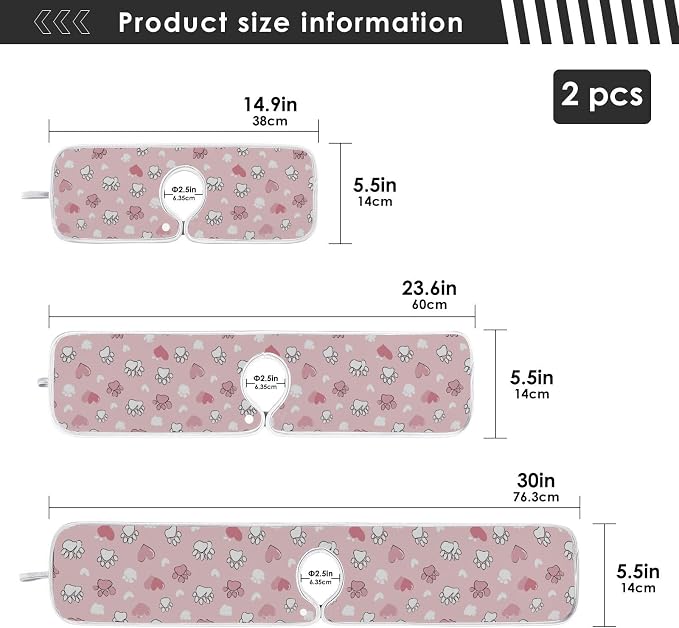 Pink Cat Paw Gradient Rainbow Unicorn Sink Mat - Image 4