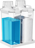 94oz Laundry Detergent Dispenser Container, Soap Dispenser, 2 Pack by SUBEKYU