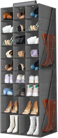 Hanging Shoe Organizer for Closet, Closet Hanging Shoe Storage Rack Holder by VERONLY