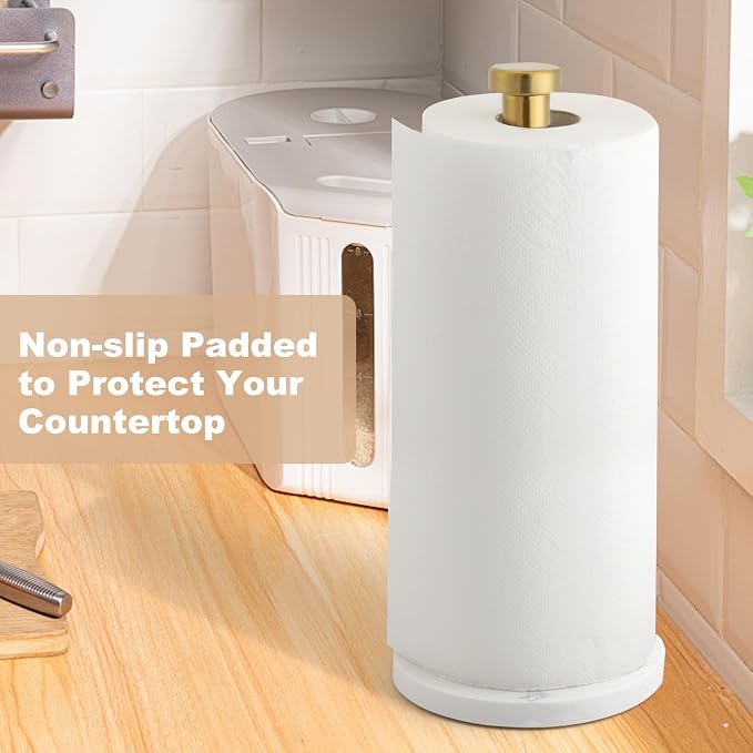 Standing Paper Towel Holder, Kitchen Paper Towel Roll Holder- - Image 7