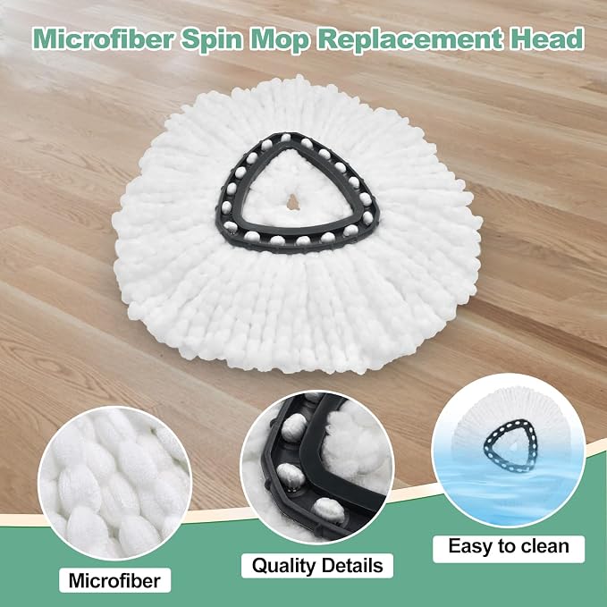 Mop Heads Replacements for Ocedar, Spin Mop Replacement for O-Cedar EasyWring 1 - Image 5
