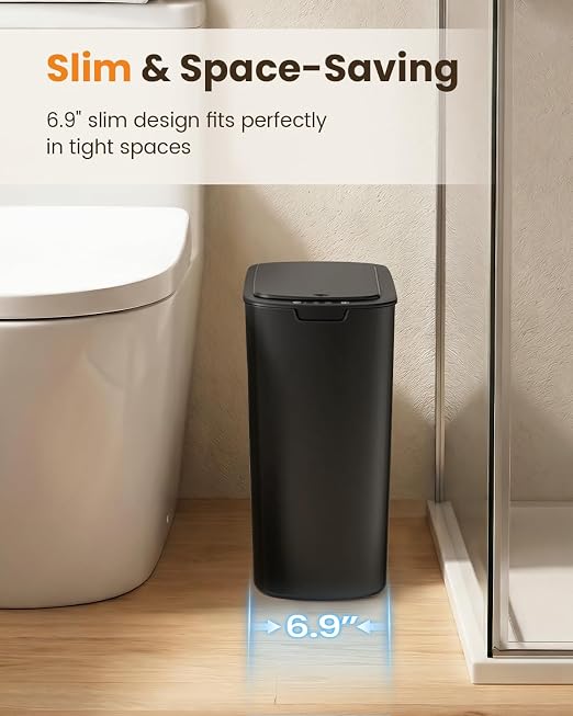 Cesun 5 Gallon Automatic Bathroom Trash Can - Image 3