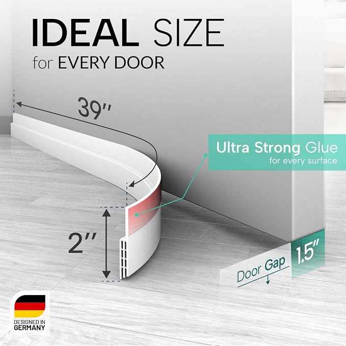 Vellure® Door Draft stoppers for Bottom of Door - Image 2