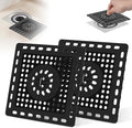 Hibbent 2 Pack Shower Drain Hair Catcher, Shower Drain Cover by Hibbent