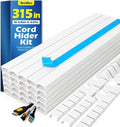 315in Cord Hider Kit, Paintable Cable Raceway, Cord Covers by YesBes