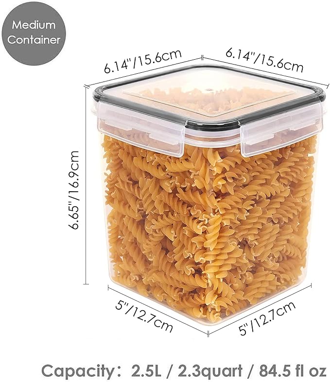 Vtopmart 2.5 L Flour Sugar Storage Containers, BPA Free, Food Grade Material - Image 2