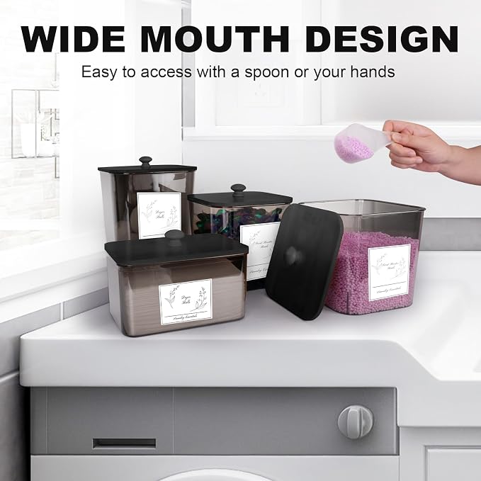 Zingbee 4 Pack Laundry Detergent Containers & Sheet Holder - Image 3