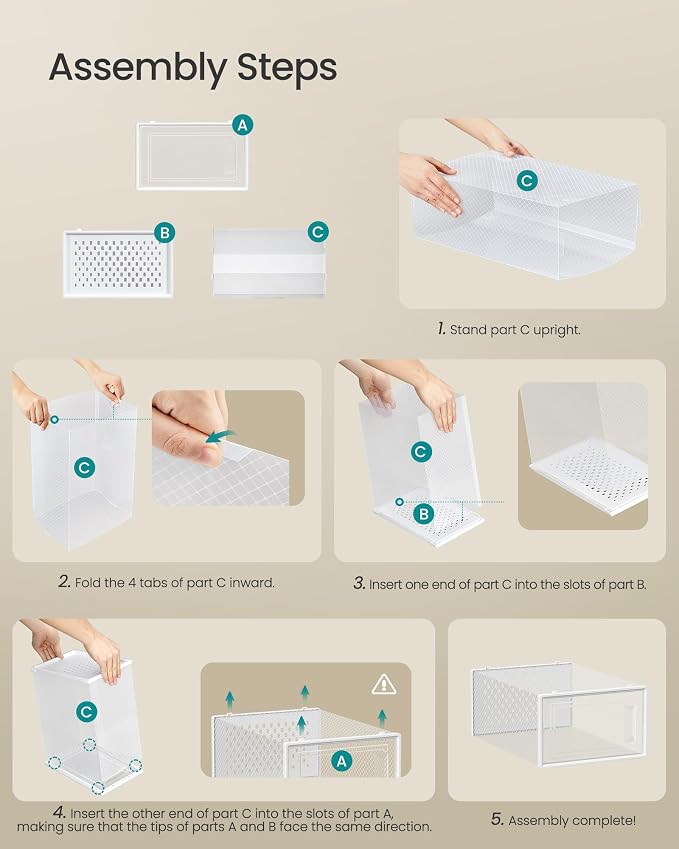 SONGMICS Shoe Boxes - Image 7