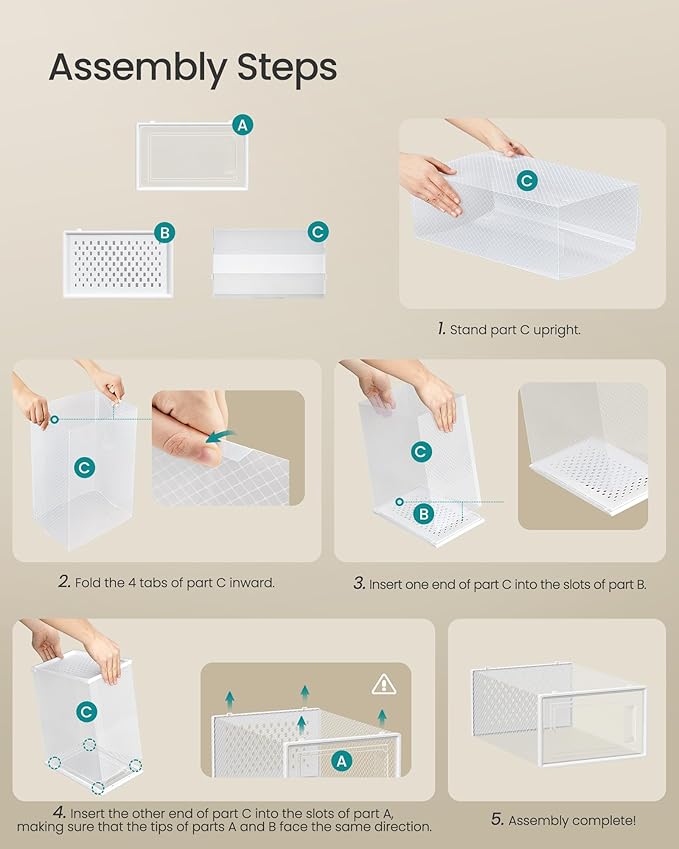 SONGMICS Shoe Boxes - Image 7