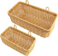 AceList Wall Hanging Basket, Boho Style Hand-Woven Hanging Storage Baskets by AceList