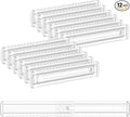 12 Pack 2.36" High Shallow Drawer Dividers, 12.5"-21.3" Expandable | Adjustable by Unknown