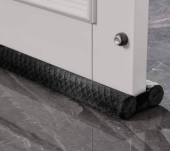 Ciieyuo Velvet Under Door Draft Stoppers, Fits 26'' by LiveBetterFeelBetterChooseCiieyuo