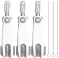 3-in-1 Cup Lid Gap Cleaning Brush Set by ARISENODirect