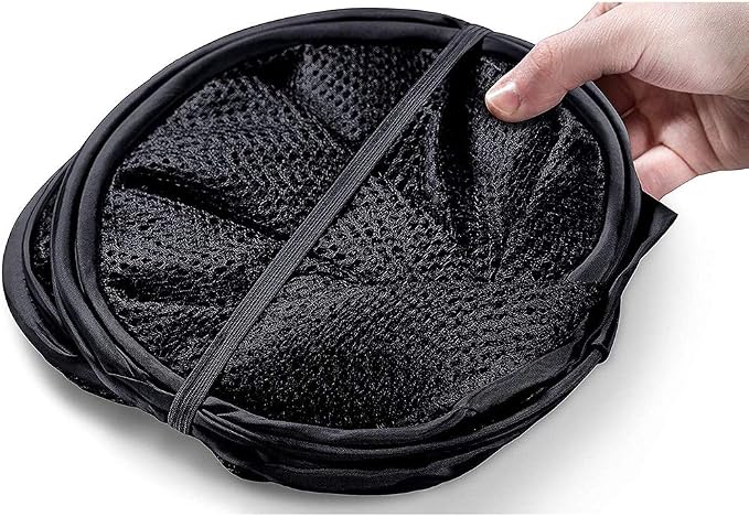Larpur Popup Mesh Laundry Basket, Collapsible and Portable Clothes Washing - Image 6
