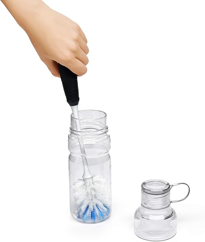 OXO Good Grips Bottle Brush, Dual-Bristle Cleaning - Image 11