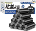 55-60 Gallon Trash Bags Heavy Duty, 2.1 Mil, Fit 206 by TFORING%C2%AE