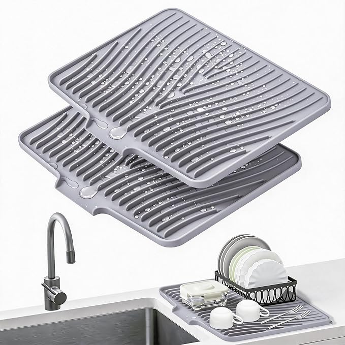 TIKNIK Silicone Dish Drying Mat by TIKNIKHomeOutdoor
