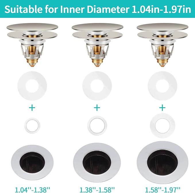 Universal Bathroom Sink Stopper - Image 4