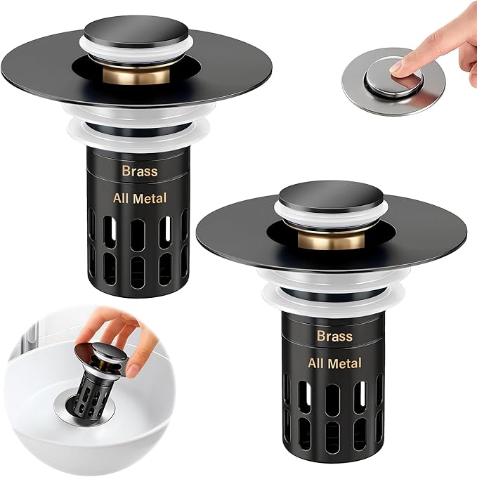 Bathroom Sink Stopper, Pop Up Drain Strainer by Unknown