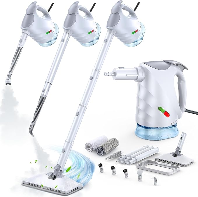 Steam Mop & Detachable Handheld Steam Cleaner by Unknown