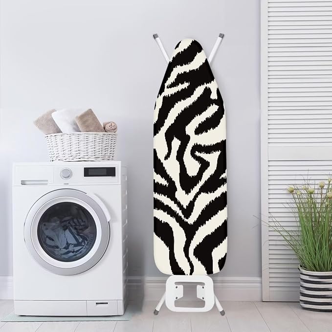 Zebra Pattern Ironing Board Cover and Pad 15x54 Inch Machine Washable Ironing - Image 4