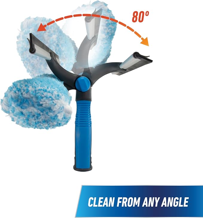 Unger Professional Connect and Clean 18” Proflex 2-in-1 Squeegee and Scrubber - Image 2
