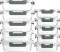 M MCIRCO 10 Pack Glass Food Storage Containers by MMCIRCO