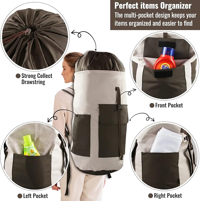 Laundry Backpack Bag 125L Extra Large, Heavy Duty - Image 4