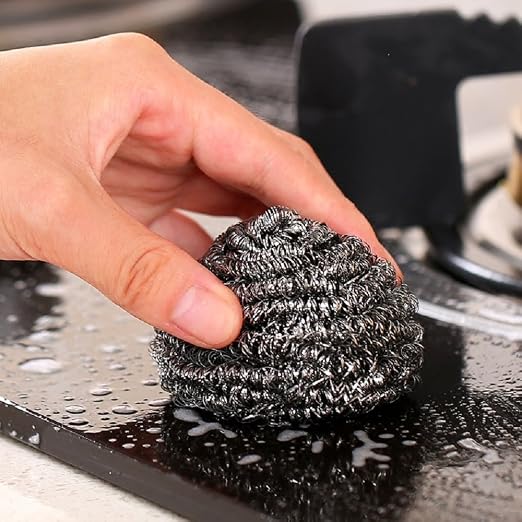 KTOJOY 6 Pack Stainless Steel Wool Scrubber, Scouring Pads - Image 4