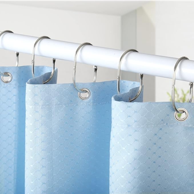Shower Curtain Rings, Oval Snap Shower Rings - Image 2