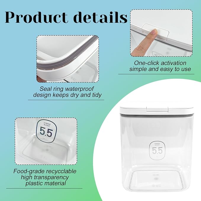 YEXEXINM 5.5L Large Capacity Container - Image 3