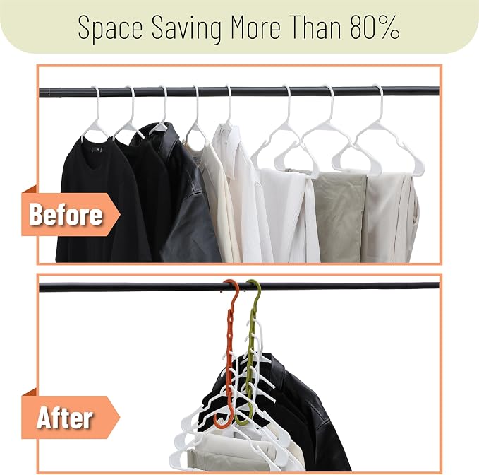 Mr. Pen- Space Saving Hangers, 360° Rotating Hooks | Magic Cascading Hanger - Image 6