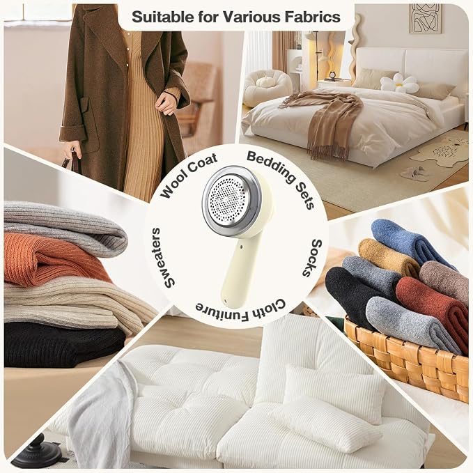 Fabric Shaver Lint Remover Rechargeable, Clothes Shaver Pill Remover - Image 7